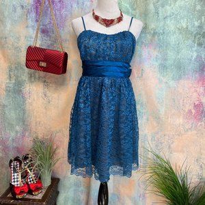 📌Trixxi Teal - Lace Cocktail - Party - Prom Dress
